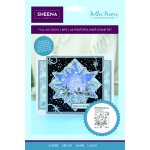 SD-ITF-SS-STP-FS Sheena Douglass In The Frame Snowflake Stories Photopolymer Stamp - Falling Snow 