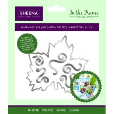 SD-ITF-TL-MD-SL Sheena Douglass In The Frame Timeless Leaves Die - Statement Leaf