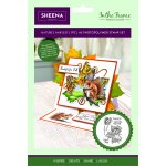 SD-ITF-TL-STP-NH Sheena Douglass In The Frame Timeless Leaves Photopolymer Stamp - Nature's Harvest