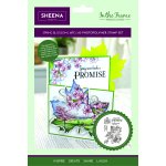 SD-ITF-TL-STP-SB Sheena Douglass In The Frame Timeless Leaves Photopolymer Stamp - Spring Blossom