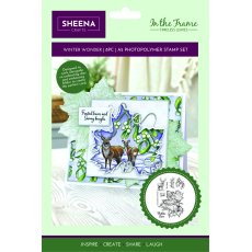 SD-ITF-TL-STP-WW Sheena Douglass In The Frame Timeless Leaves Photopolymer Stamp - Winters Wonder
