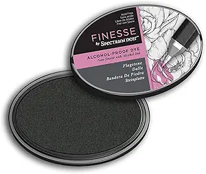 SN-IP-FAL-FLAG Finesse by Spectrum Noir Alcohol Proof Dye Inkpad - Flagstone