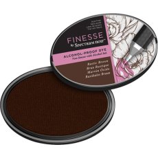 SN-IP-FAL-RBRO Finesse by Spectrum Noir Alcohol Proof Dye Inkpad -  Rustic Brown