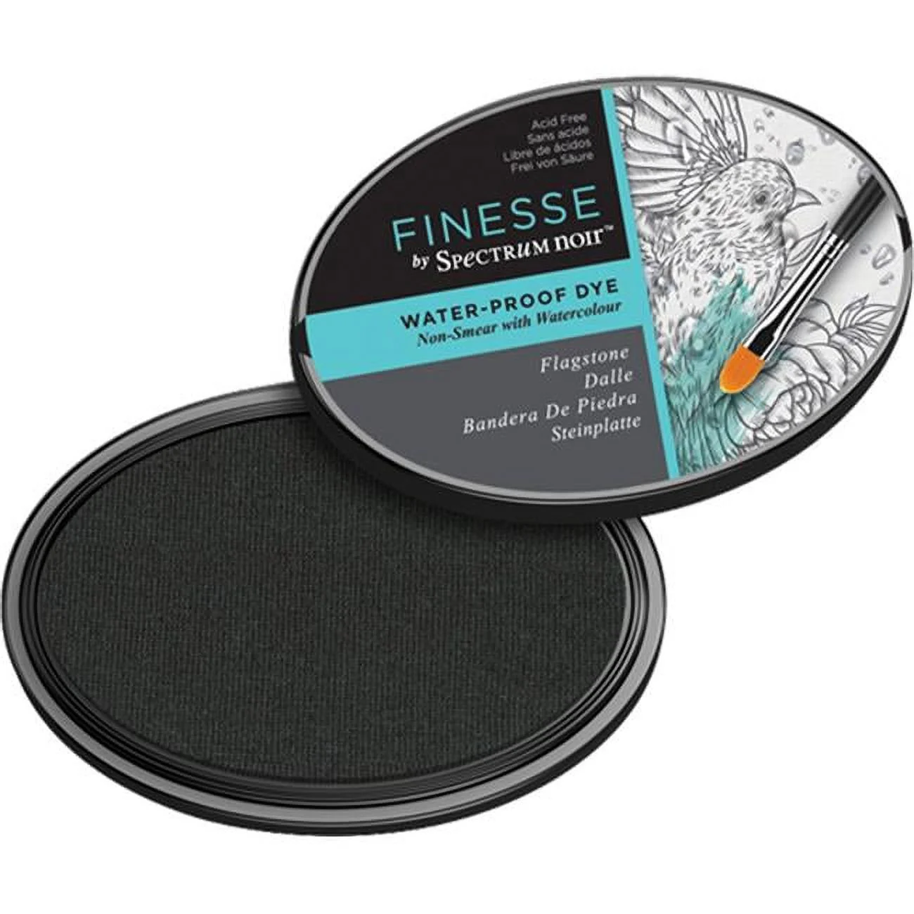 SN-IP-FWP-FLAG Finesse by Spectrum Noir Water Proof Dye Inkpad - Flagstone