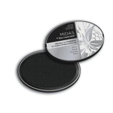 SN-IP-MIM-SILV Midas by Spectrum Noir Metallic Pigment Inkpad - Silver