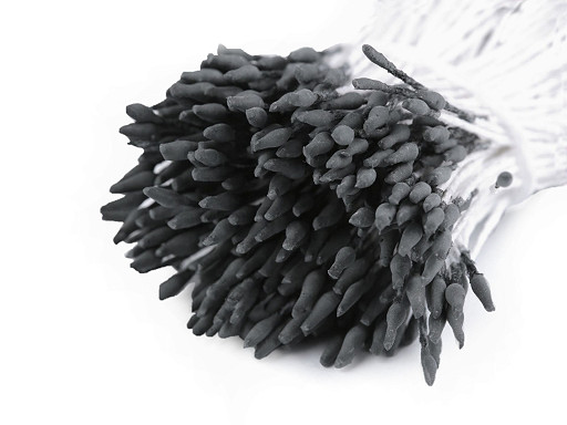 900904-6 Flower stamen matt- grey