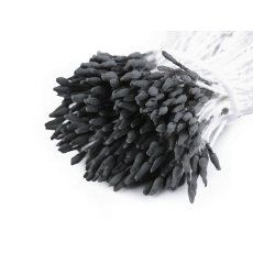  900904-6 Flower stamen matt- grey