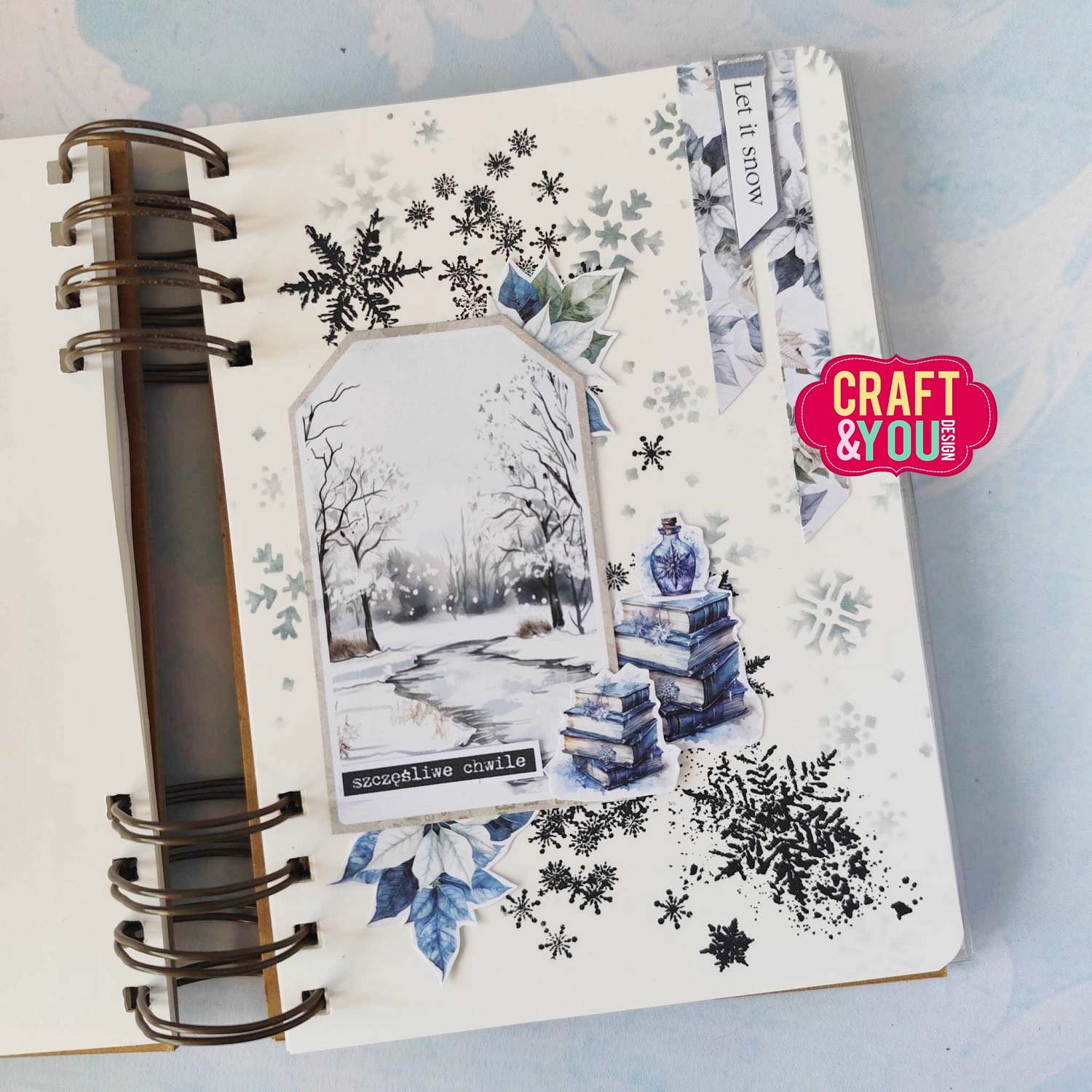 CS045 Clear Stamps Snowflakes set - Craft & You Design