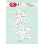 CW308 Cutting Die - Magda's Ponsettia Bigger Flowers - Craft&You Design