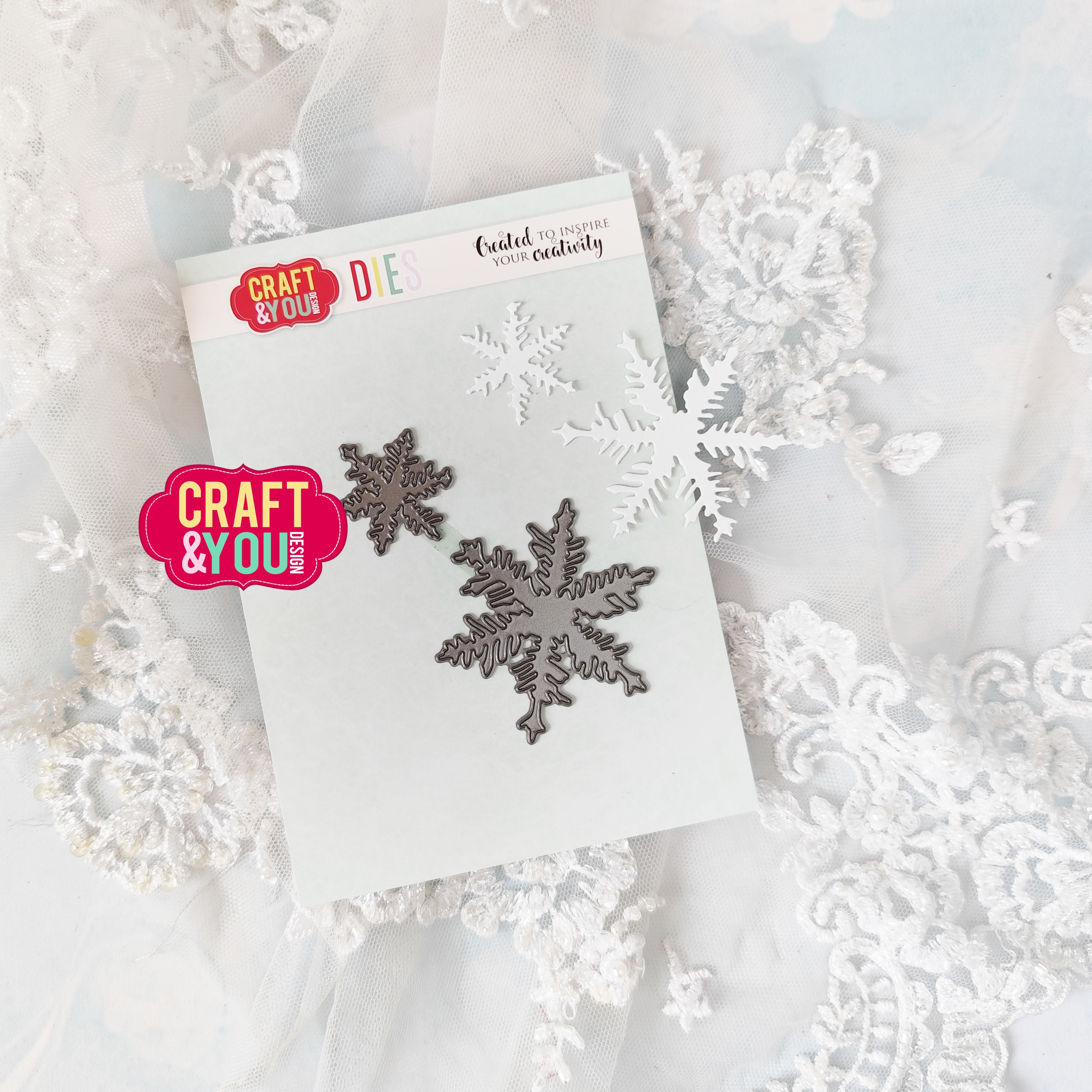 CW310 Cutting Die - Snowflakes Set - Craft&You Design