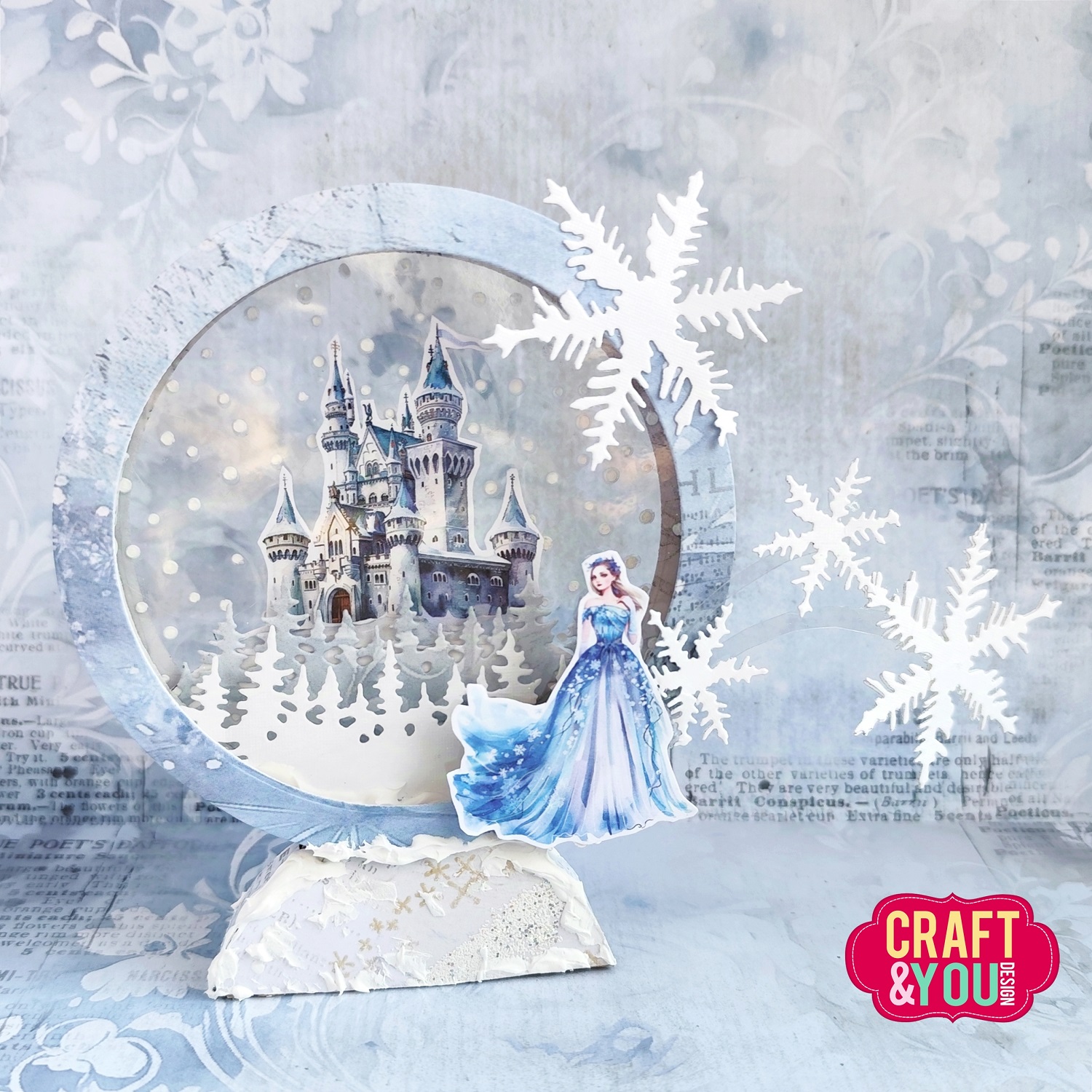 CW310 Cutting Die - Snowflakes Set - Craft&You Design