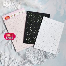 SC001 Stencil  Dots  - Craft & You Design
