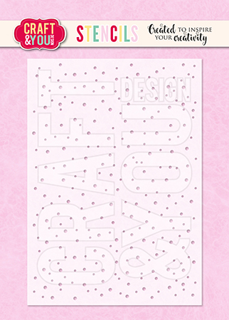 SC001 Stencil Dots - Craft & You Design