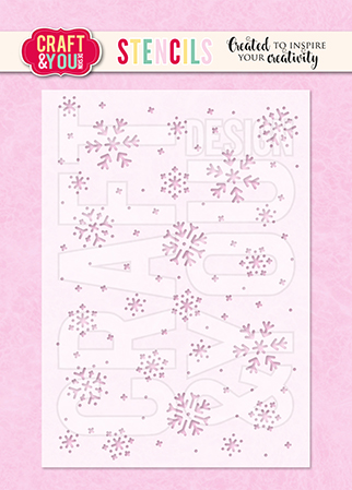 SC002 Stencil Snowflakes - Craft & You Design