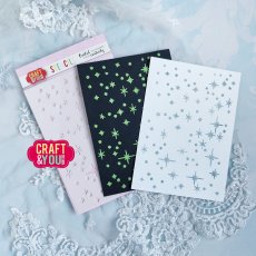SC003 Stencil Sparks / Iskry - Craft & You Design