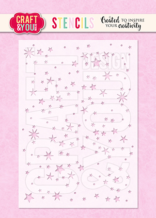 SC004 Stencil Stars / Gwiazdki Craft & You Design