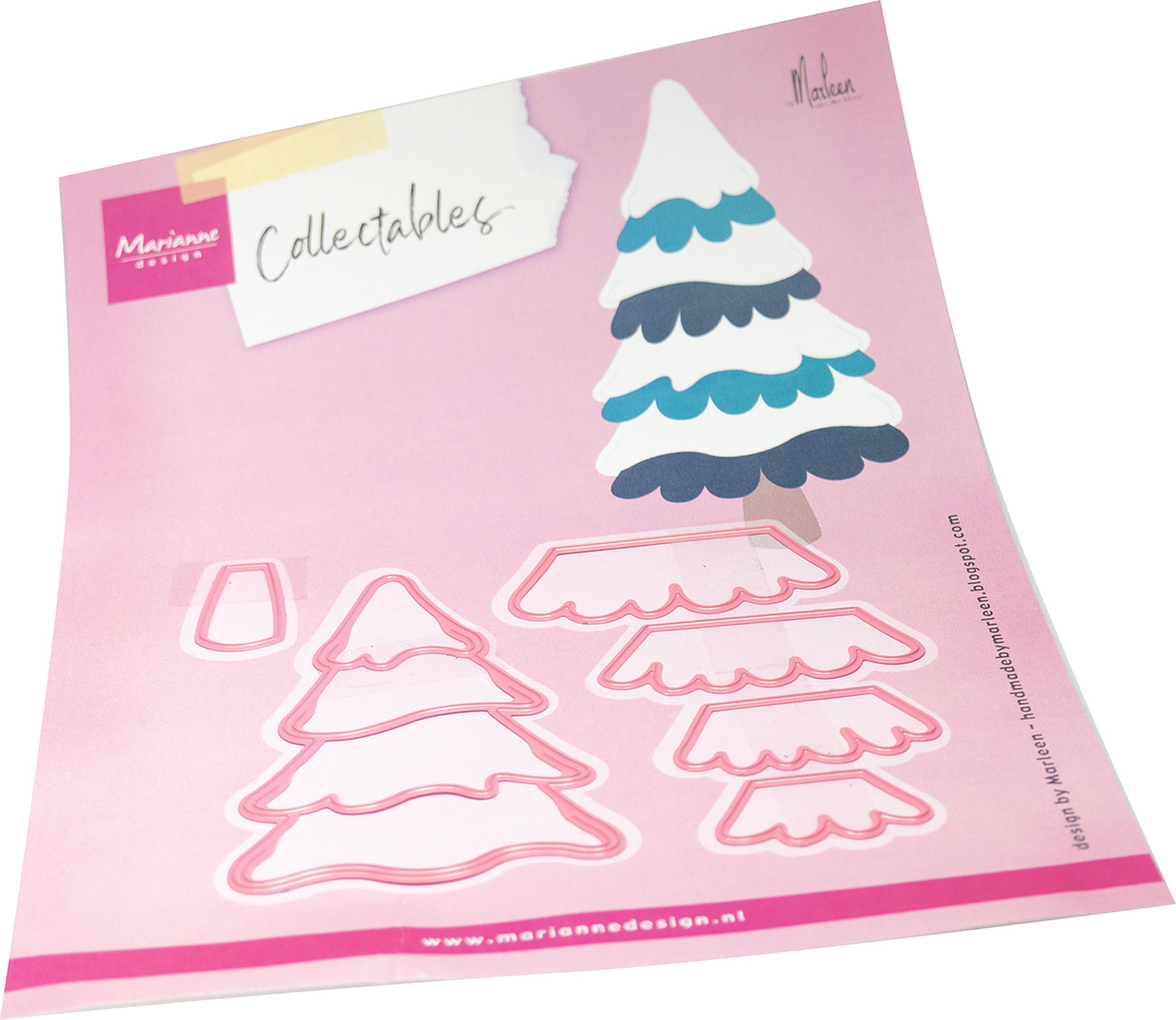 COL1554 Dies Marianne Design Collectables --Snowy tree by Marleen