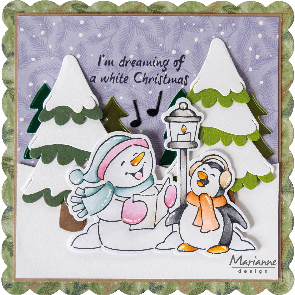 COL1554 Dies Marianne Design Collectables --Snowy tree by Marleen