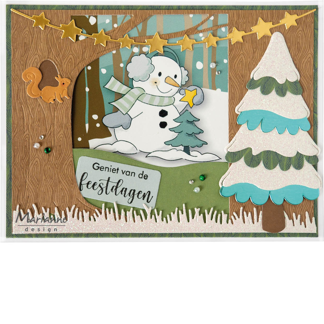 COL1554 Dies Marianne Design Collectables --Snowy tree by Marleen