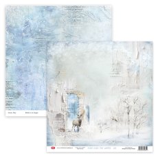 CP-PT03 Double-sided scrapbooking paper Craft & You Design  12x12" Paint Over The Winter 03