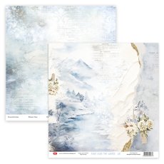 CP-PT05 Double-sided scrapbooking paper Craft & You Design  12x12" Paint Over The Winter  05