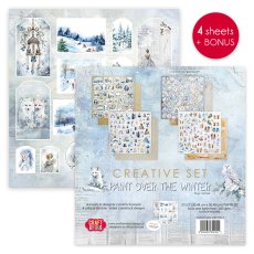 CSET-PT30-4 CREATIVE set 30,5x30,5cm  Paint Over The Winter- 4 sheets 