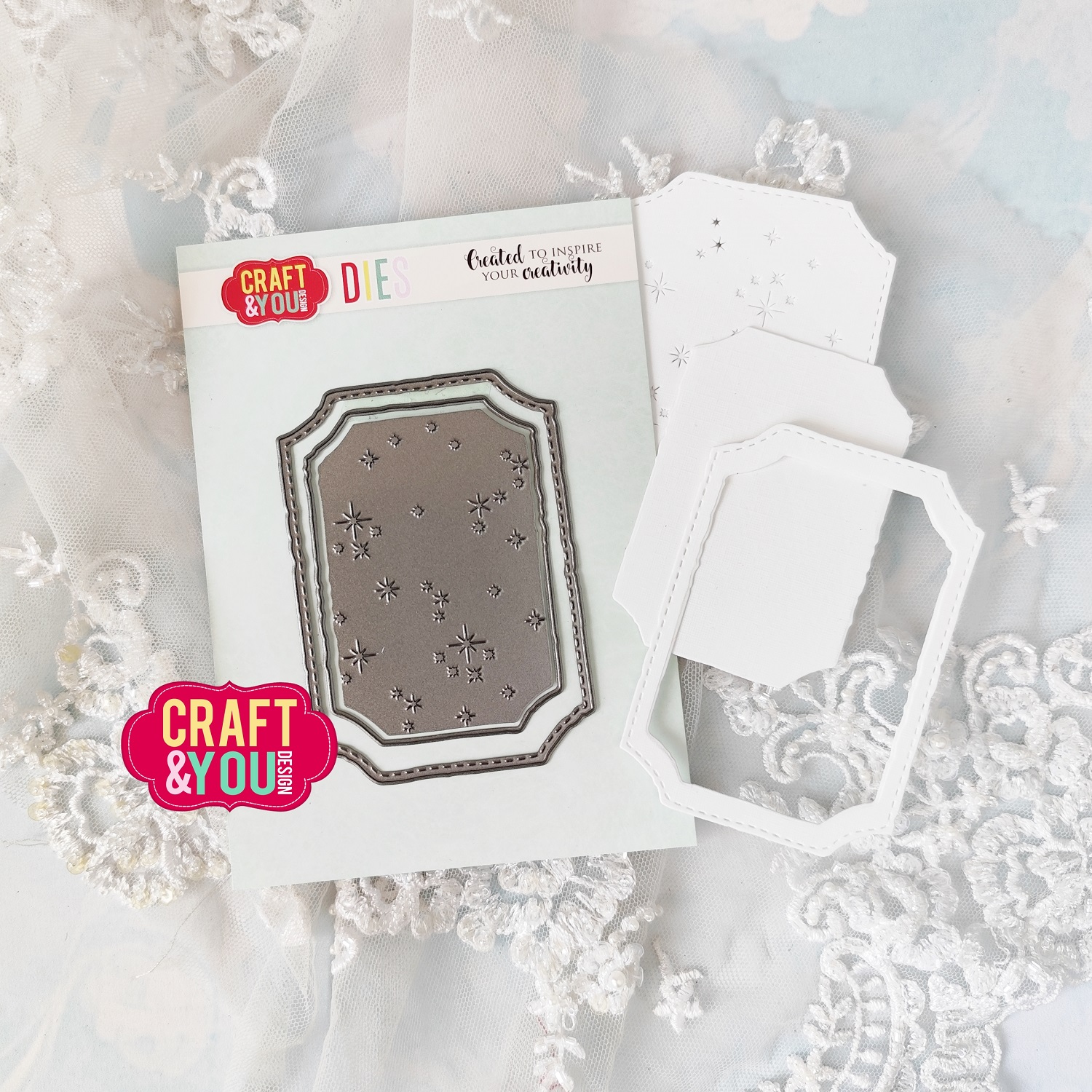 CW303 Cutting Die - ATC Night Sky - Craft&You Design