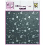 EF3D094 Nellie's Choice • 3D Embossing Folder -moose background