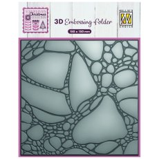 EF3D101 Nellie's Choice • 3D Embossing Folder  Paint Bubbles