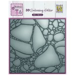 EF3D101 Nellie's Choice • 3D Embossing Folder  Paint Bubbles