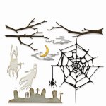 666684 Wykrojnik Sizzix • Tim Holtz Thinlits Die Vault Fright Night 11pcs