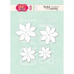 CW320  Cutting Die -Magda's Seven Petal Flower  - Craft&You Design