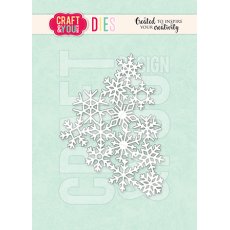 CW321  Cutting Die -Snowflakes Background - Craft&You Design