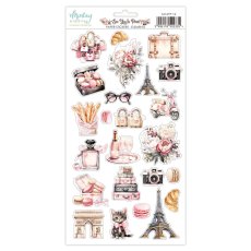 MT-SYP-12 SEE YOU IN PARIS  Paper stickers - elements - MINTAY