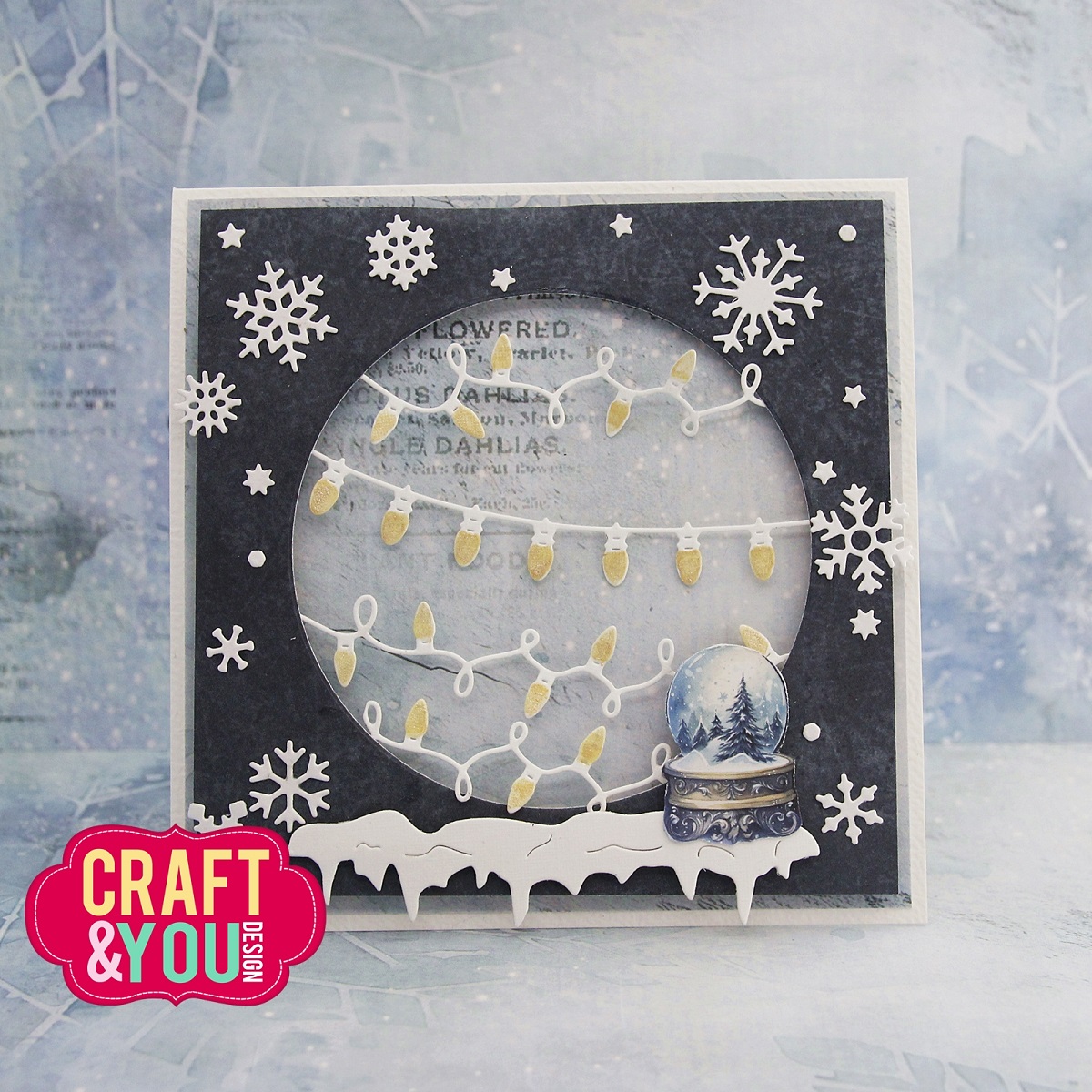 CW312 Cutting Die -Christmas Lights- Craft&You Design
