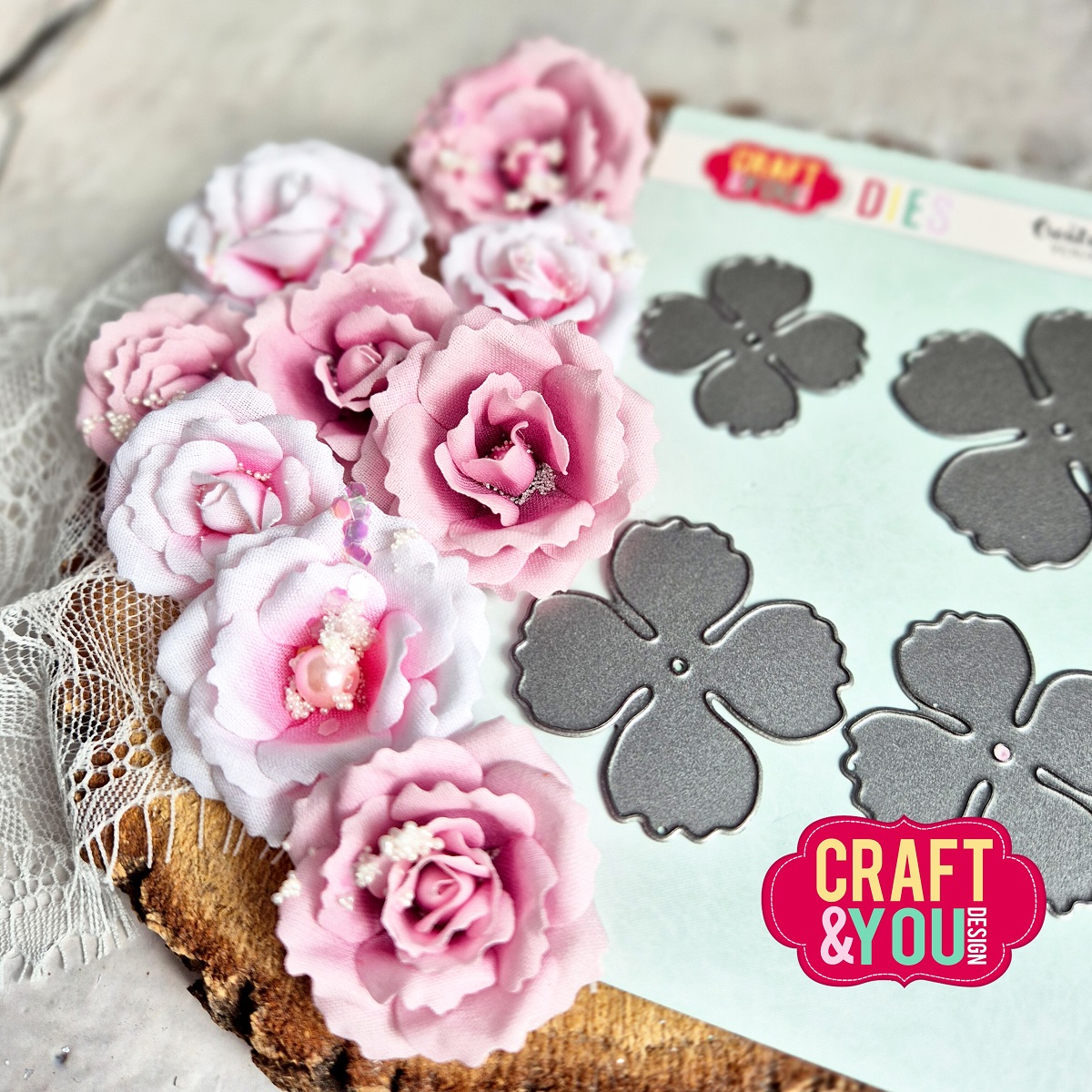CW319 Cutting Die -Magda's Rose - Craft&You Design