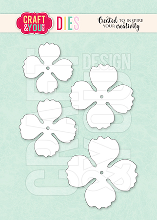 CW319 Cutting Die -Magda's Rose - Craft&You Design