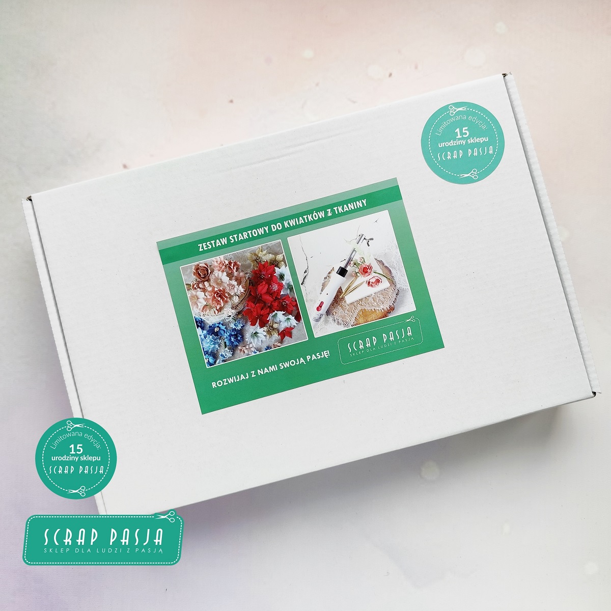 ZSK-TKA001 Starter Kit for making fabric flowers SCRAP PASJA