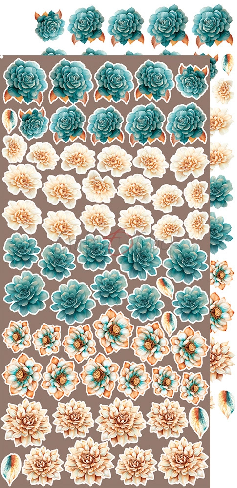 CC-F36-VH-11 VINTAGE HEAVEN- EXTRAS set - FLOWERS