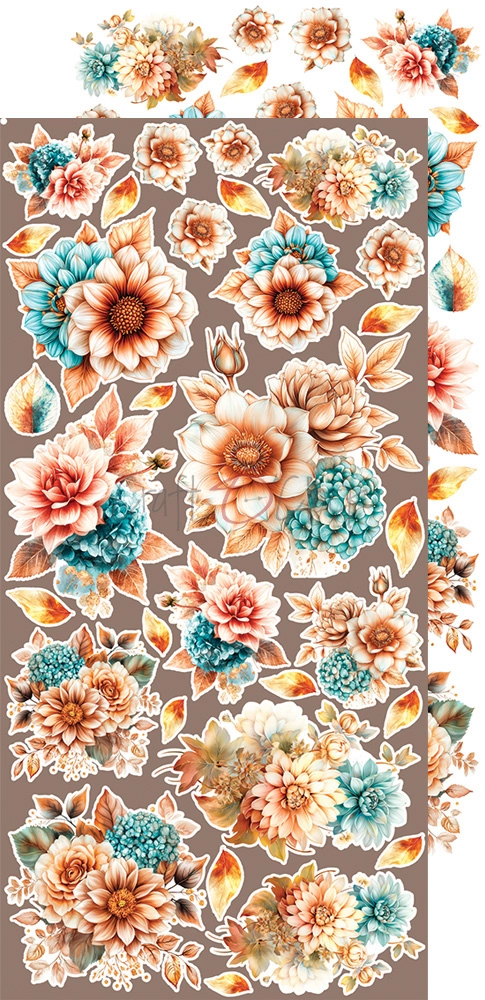 CC-F36-VH-11 VINTAGE HEAVEN- EXTRAS set - FLOWERS