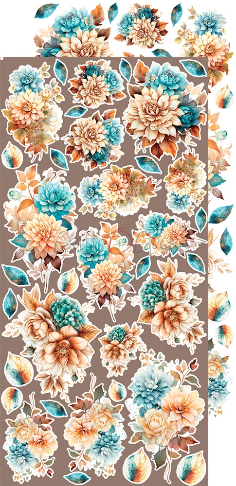 CC-F36-VH-11 VINTAGE HEAVEN- EXTRAS set - FLOWERS