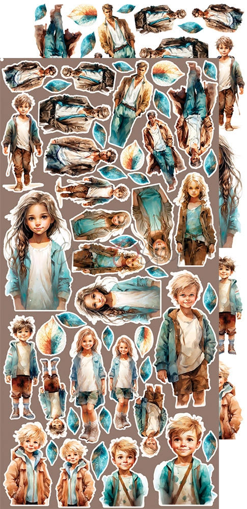 CC-F36-VH-11 VINTAGE HEAVEN- EXTRAS set - FLOWERS