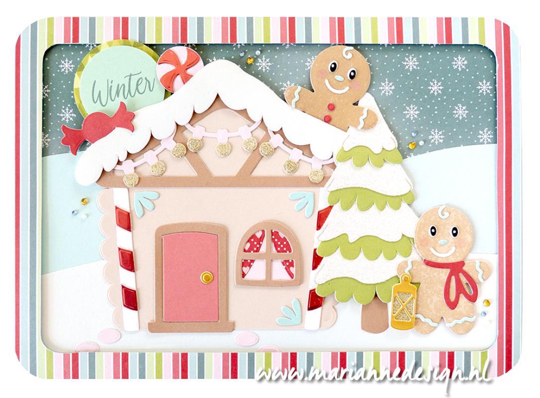 COL1555 Dies Marianne Design Collectables --Cabin by Marleen