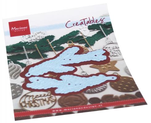 LR0683 Metal Die Marianne Design Creatables -Pine Branch set-
