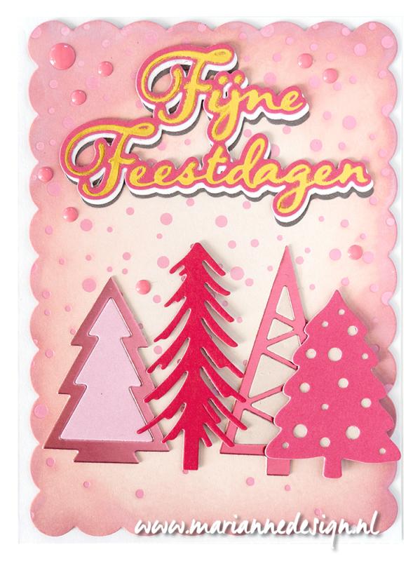LR0881 Metal Die Marianne Design Creatables -Trendy Trees
