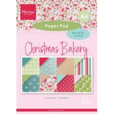 PK9195 Christmas Bakery - paper pad A4