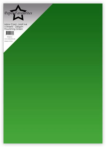 PFSS015 Paper Favourites Mirror Card Mat Flourishing Green