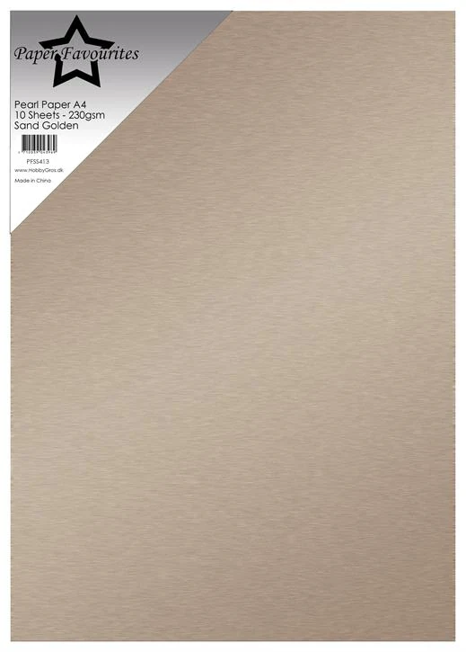 PFSS413 Paper Favourites Pearl Paper Sand Golden