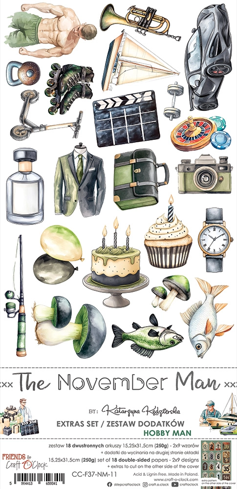 CC-F37-NM-13 THE NOVEMBER MAN - EXTRAS set - MIX