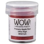 WH01UH WOW! Embossing Powder Primaries - Primary Apple Red - Ultra High
